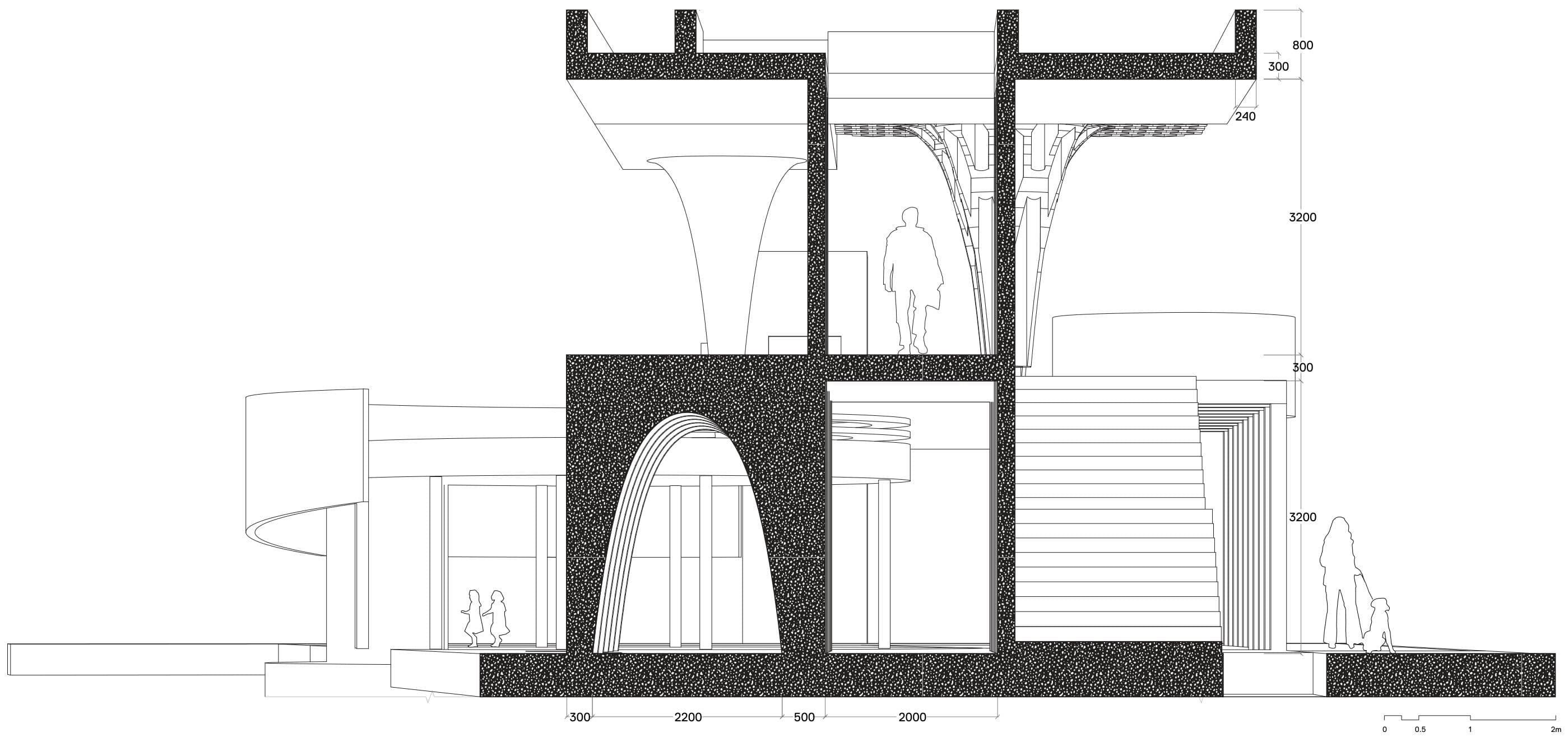 Flinders St Water Reclamation Facility — wall section