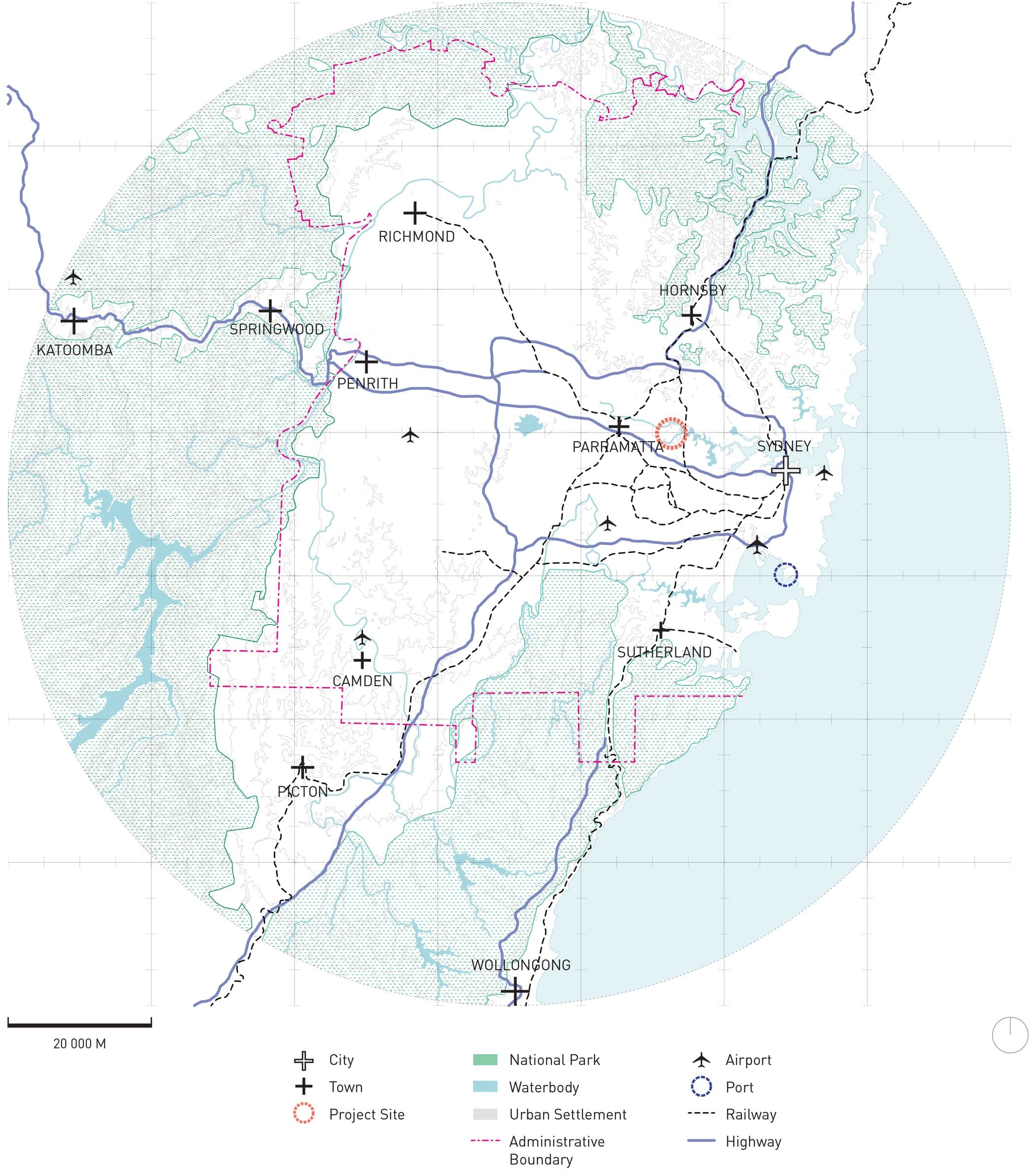 Camellia Circus — site analysis, context