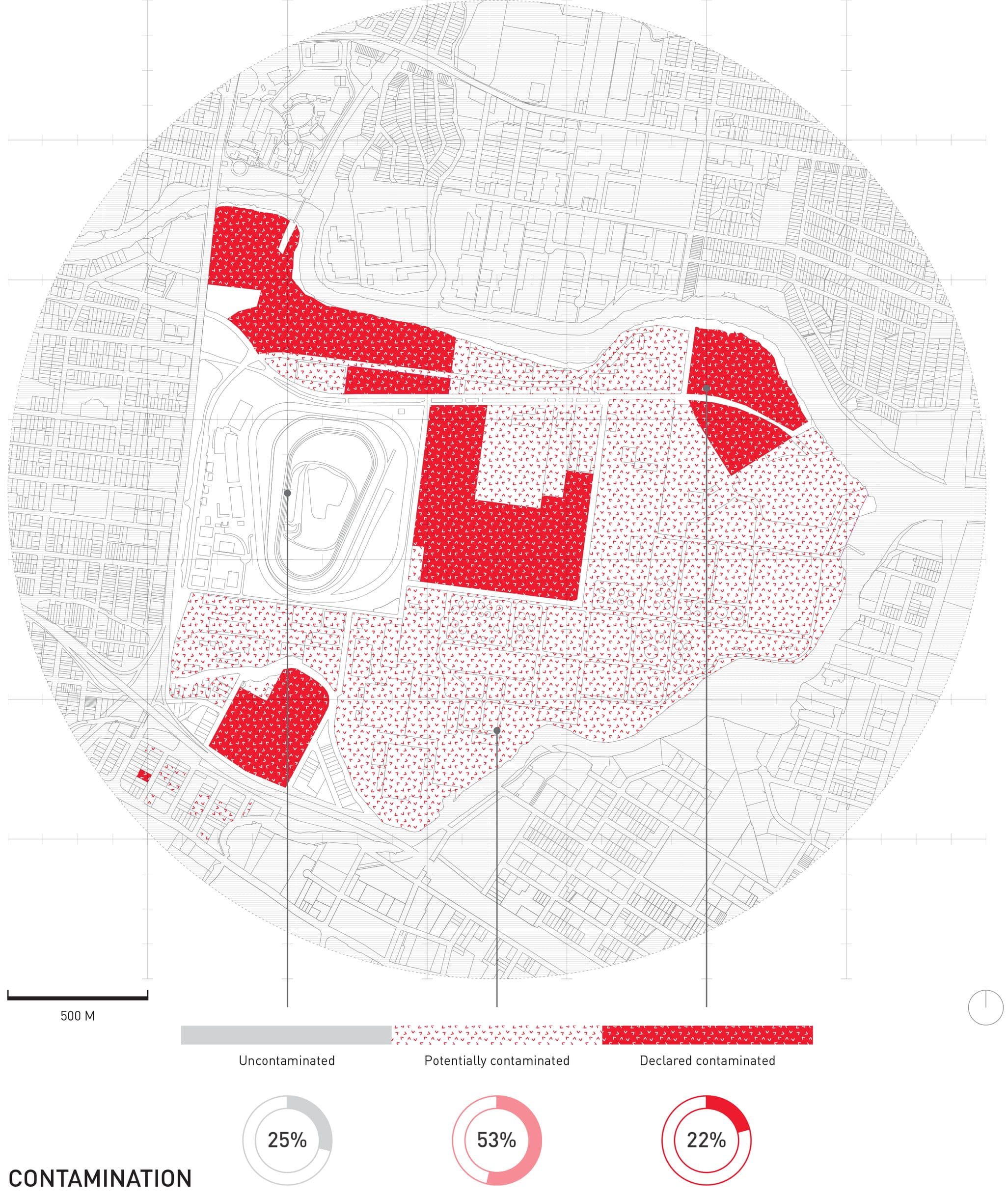 Camellia Circus — site analysis, contamination
